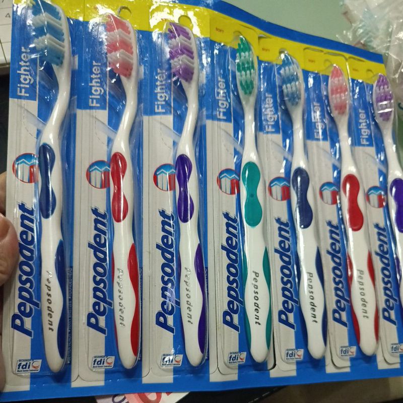 pepsodent toothbrush fighter assorted colors | Shopee Philippines