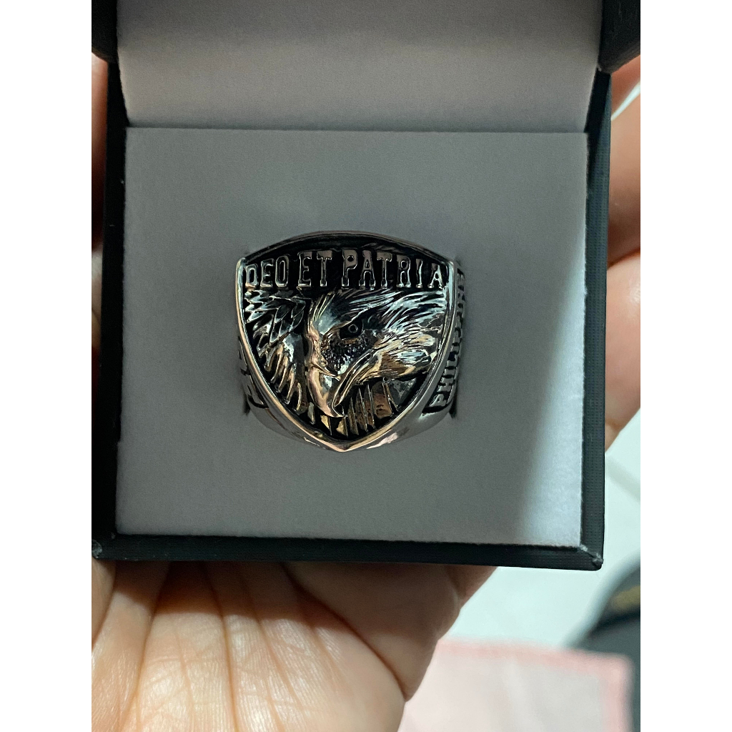DEO ET PATRIA TFOE Eagles Ring Designed by Eagles Merch Bull Ring