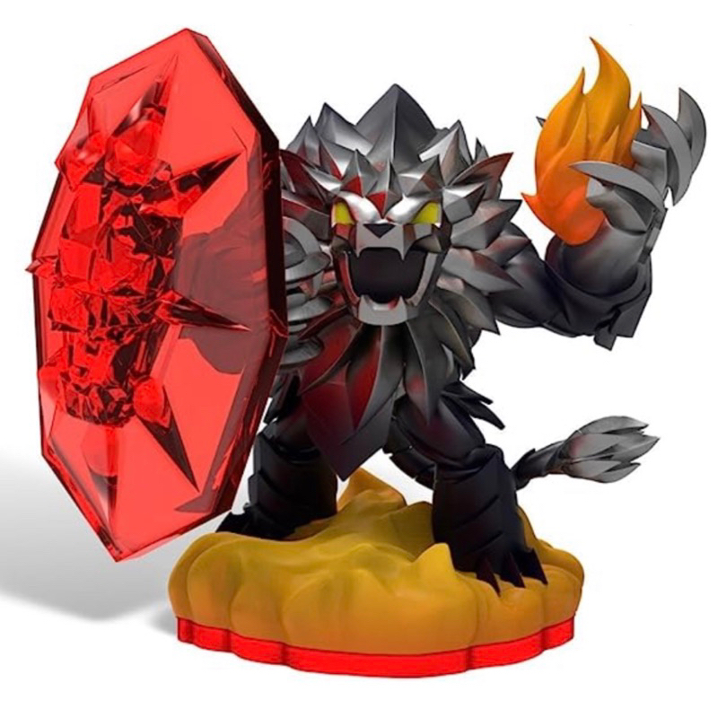 SKYLANDERS Dark Wildfire Trap Master Action Figure by Activision (Lion ...