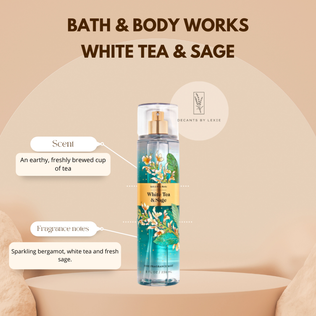White Tea & Sage - Bath & Body Works | Shopee Philippines