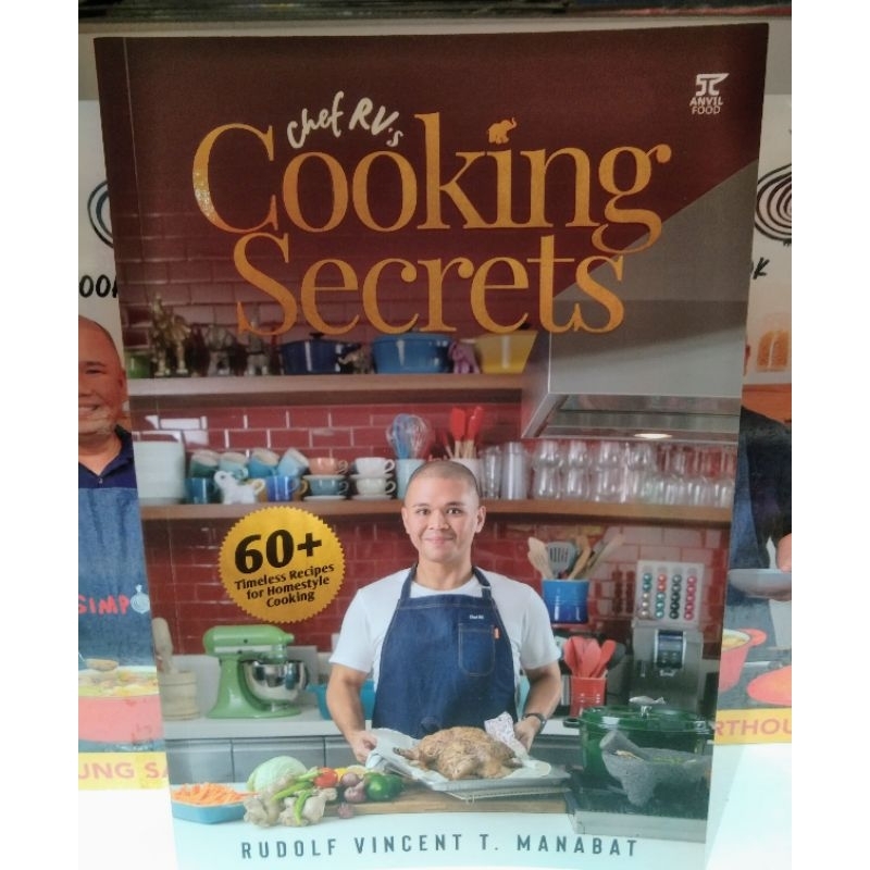 Cooking Secrets by Chef RV Manabat(softcover) | Shopee Philippines
