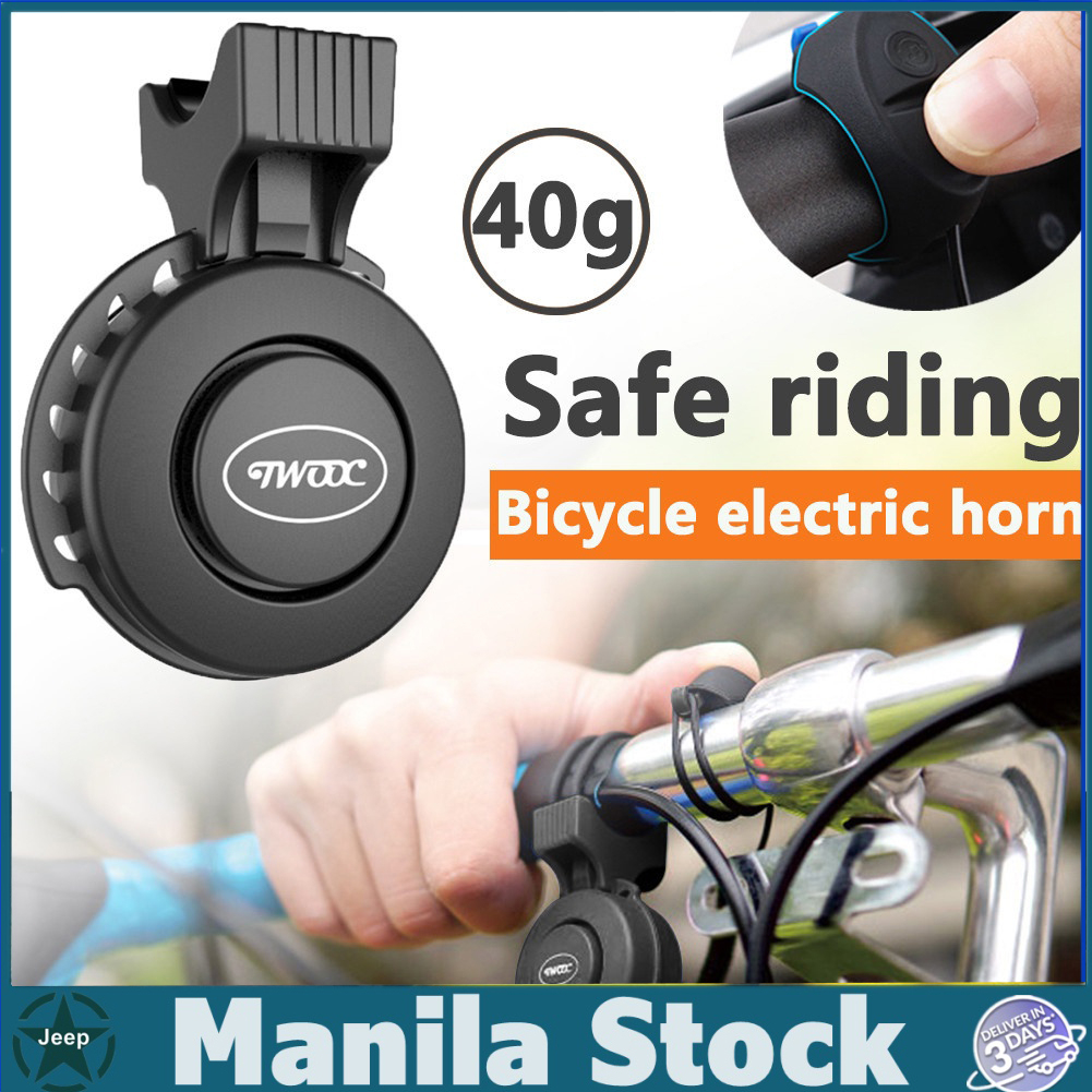 Bike Electronic Horn Scooter MTB Bike Trumpet Alarm USB Rechargeable