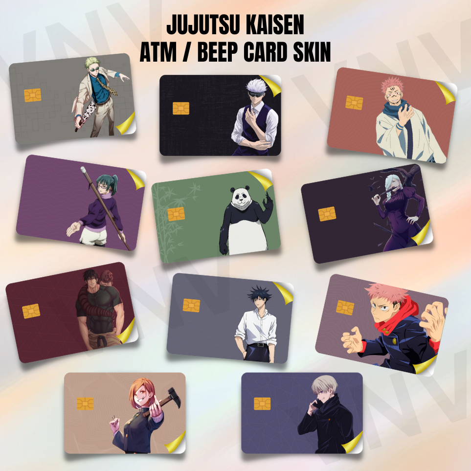 Jujutsu Kaisen ATM / BEEP Card Skin Vinyl Waterproof | Shopee Philippines