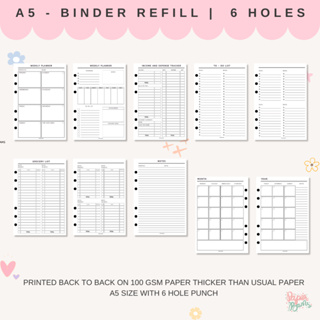 Shop planner a7 divider for Sale on Shopee Philippines