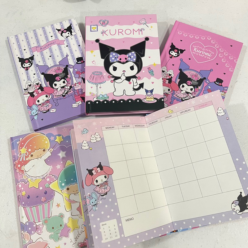 Sanrio Planner Kuromi Twin Stars Journal Diary | socksbuffet | Shopee ...