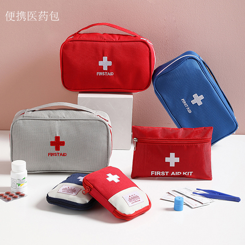 First Aid Kit Pouch Bag Camping Medical Survival Handbag Emergency