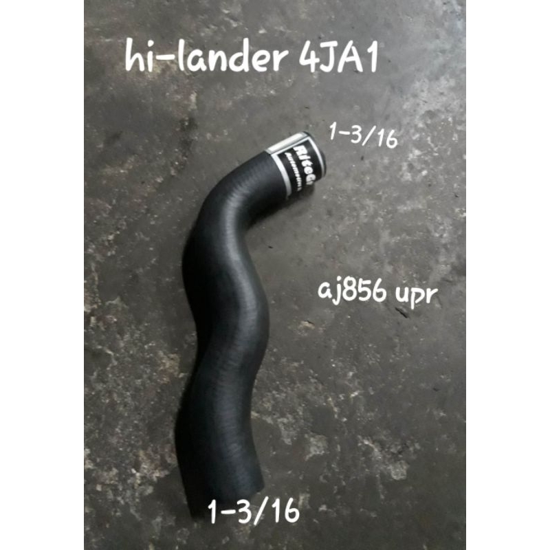 Radiator Hose HILANDER 4JA1 UPPER (US TYPE-MAKINIS) | Shopee Philippines