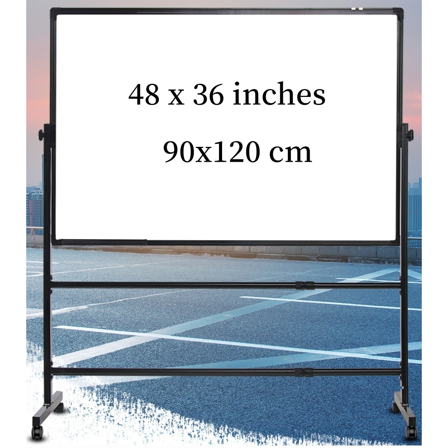 Large Whiteboard Dry Erase Board Foldable Mobile White Board 2