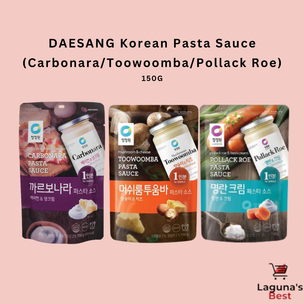 DAESANG Korean Pasta Sauce (Carbonara/Toowoomba/Pollack Roe) 150