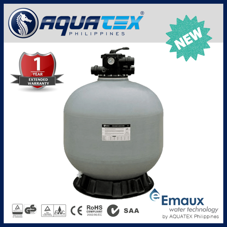 EMAUX Pool Sand Filter V1000 - Pool Fiberglass Sand Filter Tank ...