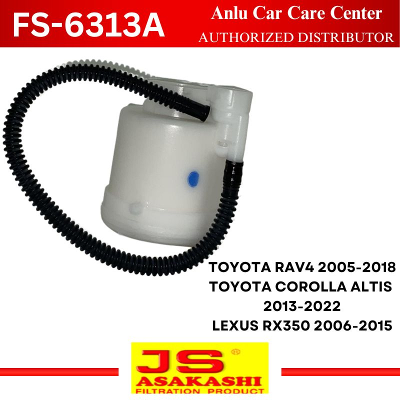 JS ASAKASHI Fuel Filter for Toyota Rav4 '0518', Corolla Altis '1322