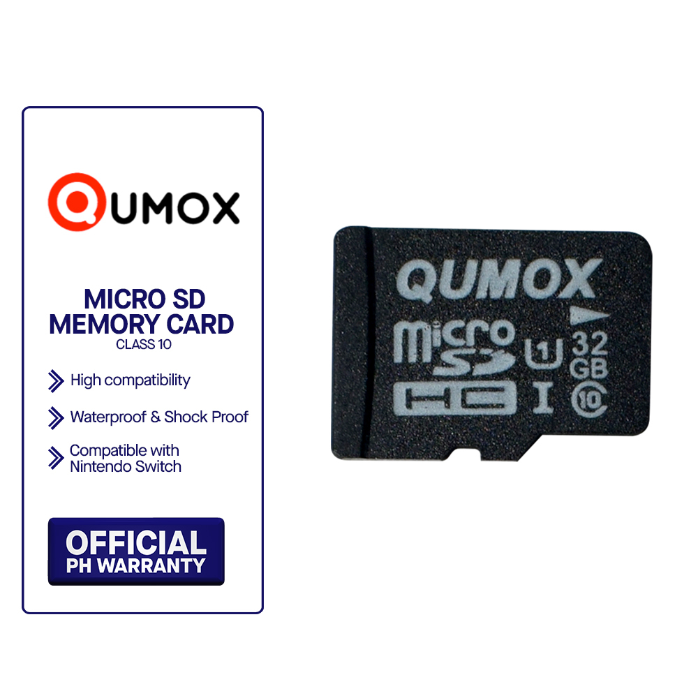QUMOX Micro SD Memory Card Class 10 UHS-I without adapter | Shopee ...
