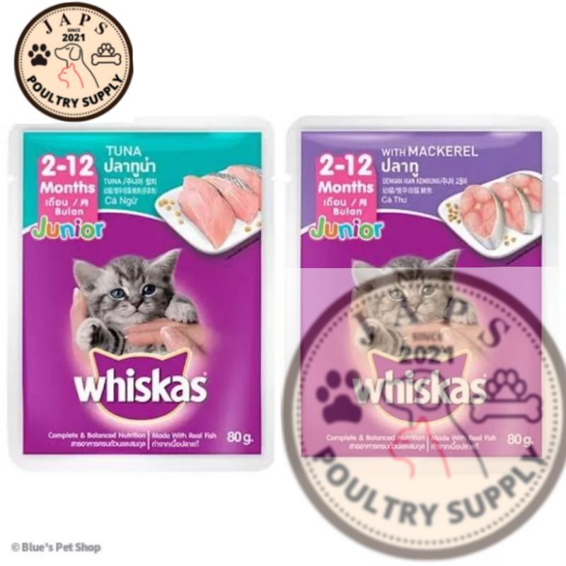 Whiskas clearance junior mackerel