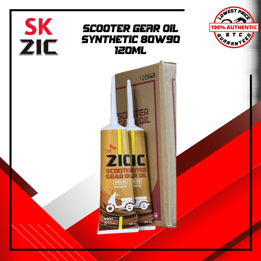 Zic Scooterr Gear Oil 80w90 Synthetic 120mL | Shopee Philippines