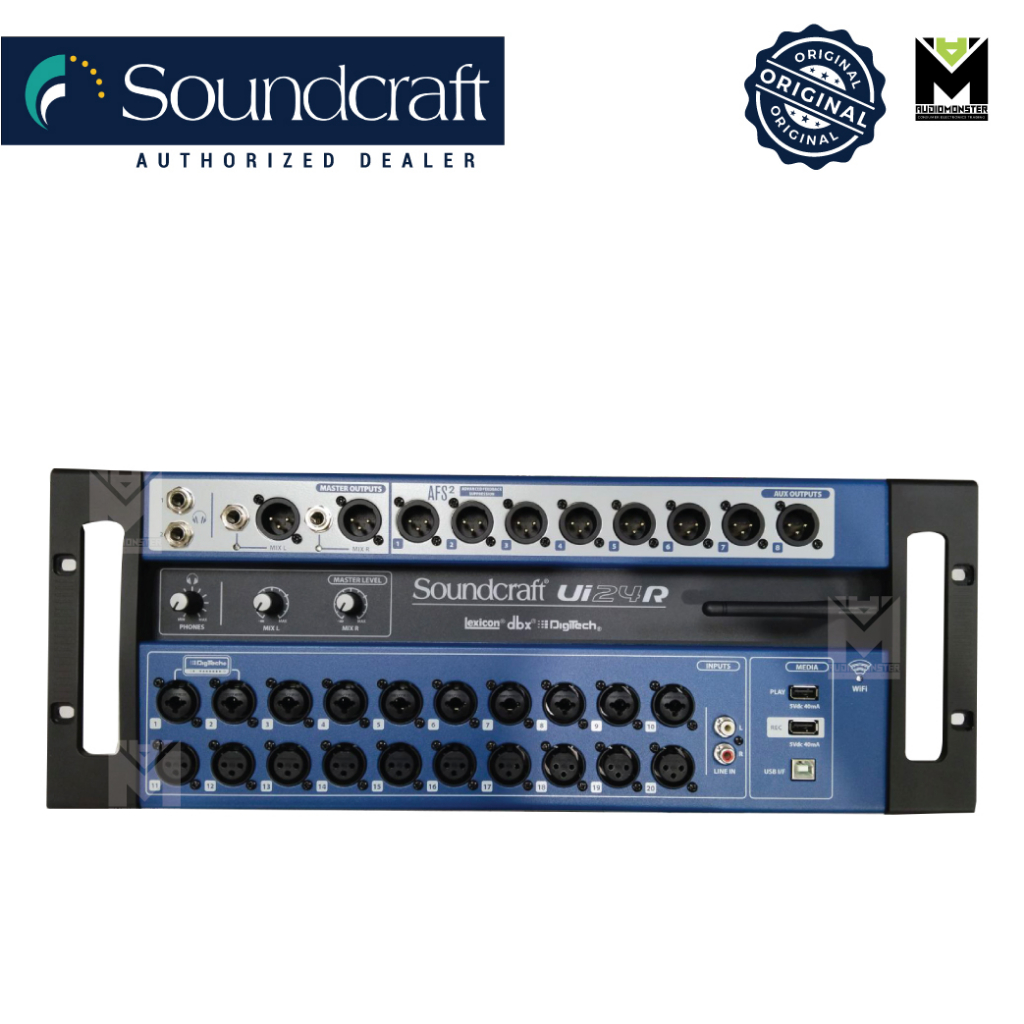 Original Soundcraft Ui24R 24channel Digital Mixer/USB MultiTrack