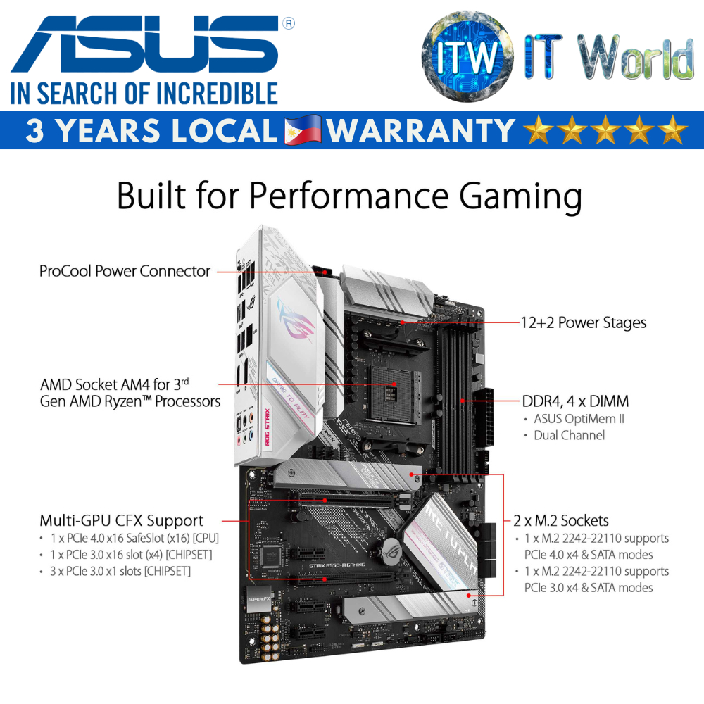 Asus Rog Strix B550-A Gaming ATX AM4 DDR4 Motherboard