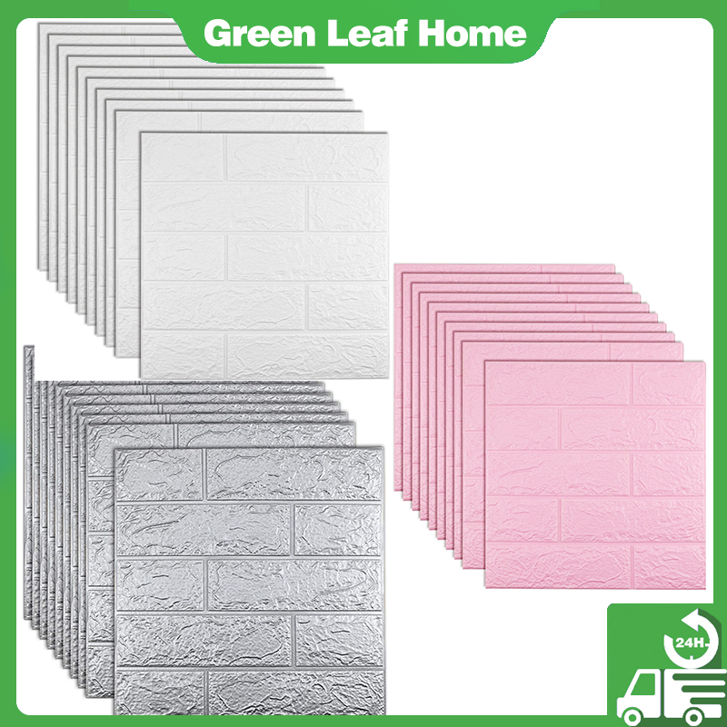 32*32CM Thickness5mm 3D Wallpaper Brick Design PVC Wallpaper Foam Wall