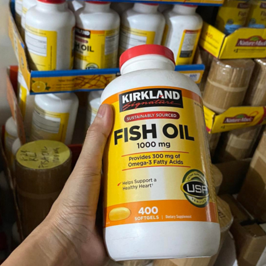 Kirkland Signature Fish Oil 1000mg with Omega 3, expiry 7/30/2025 Shopee Philippines