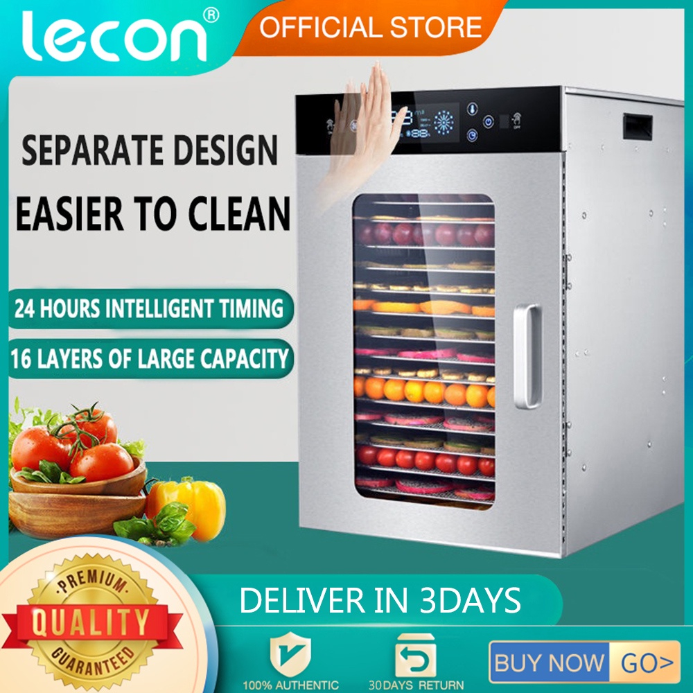 Lecon food dehydrator 6/12/16 Layers Fruit/Vegetable/Herbs Intelligent
