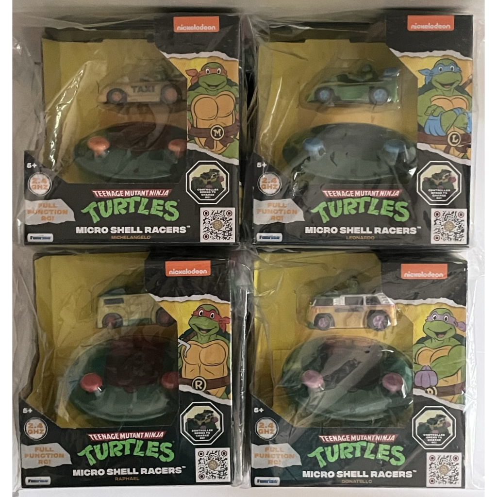 Teenage Mutant Ninja Turtles Micro Shell Racers 4 Pack | Shopee Philippines