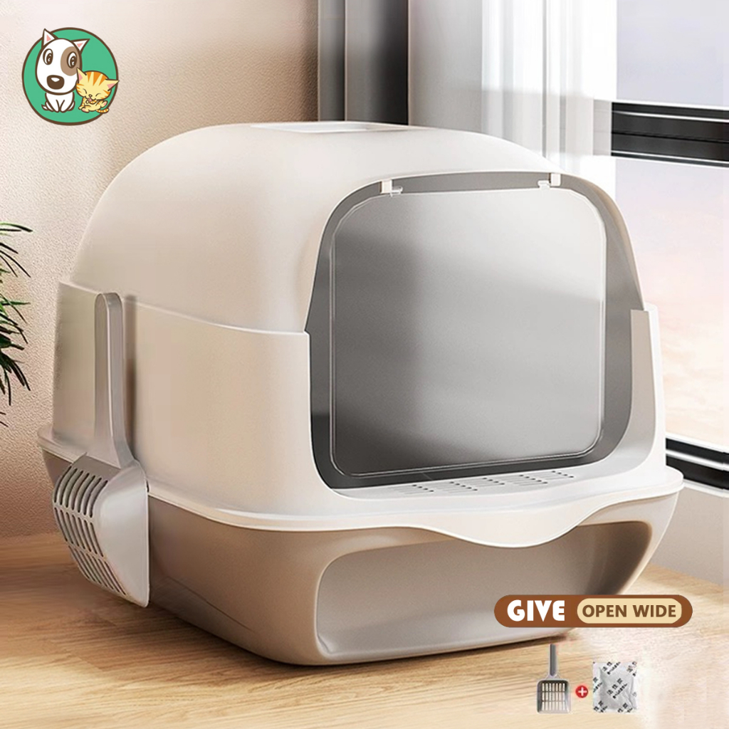 Cat Litter Box With Scoop Kitten Litter Box Cat Toilet Deodorization