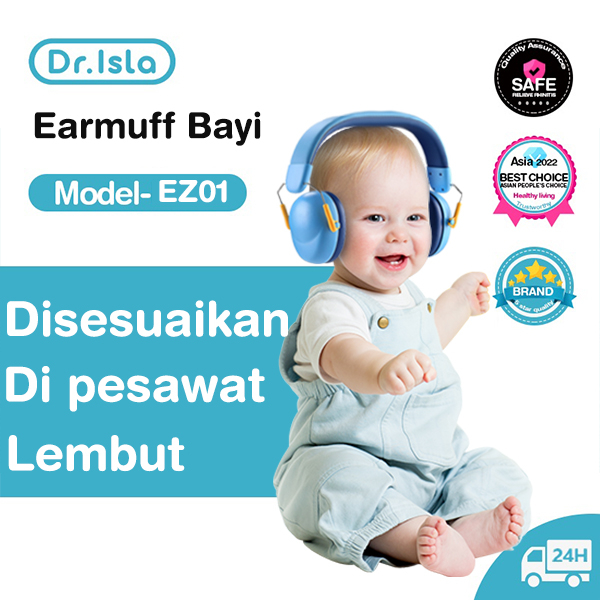 Dr.isla Earmuffs For Baby Adjustable Noise Reduction 15yearold