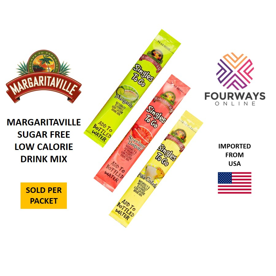 Margaritaville Singles To Go Drink Mix 1.6g Sticks (Zero Sugar