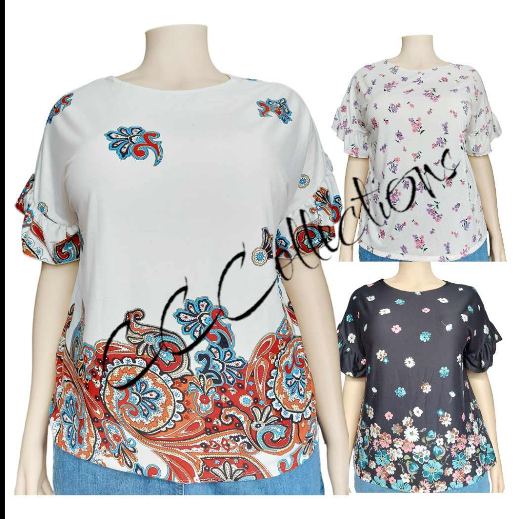 LY (5XL/6XL) Plus-Size Adult Tops/Blouse for Women Size 5XL | Shopee ...