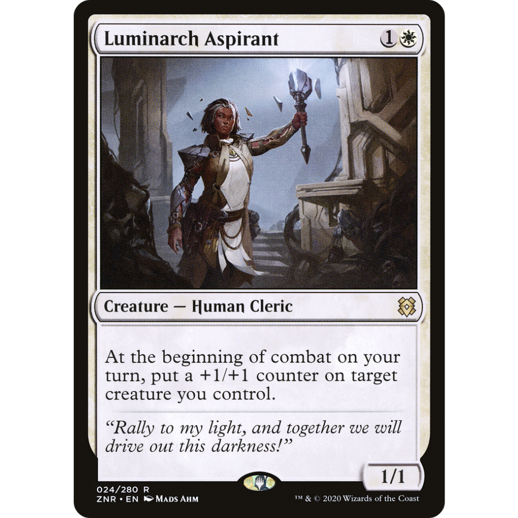 Luminarch Aspirant Magic: The Gathering TCG ZNR-EN-024 | Shopee Philippines
