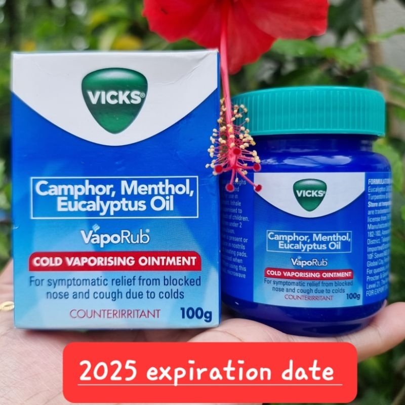 VICKS VAPORUB 100g (2025 EXPIRATION) Shopee Philippines