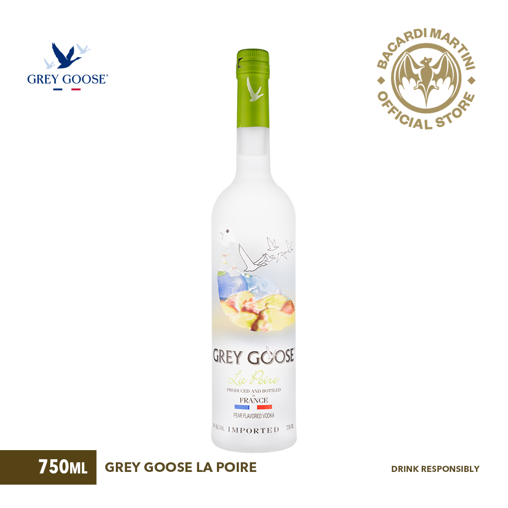 GREY GOOSE La Poire Vodka 750ml, 40 ABV Gluten Free Spirit