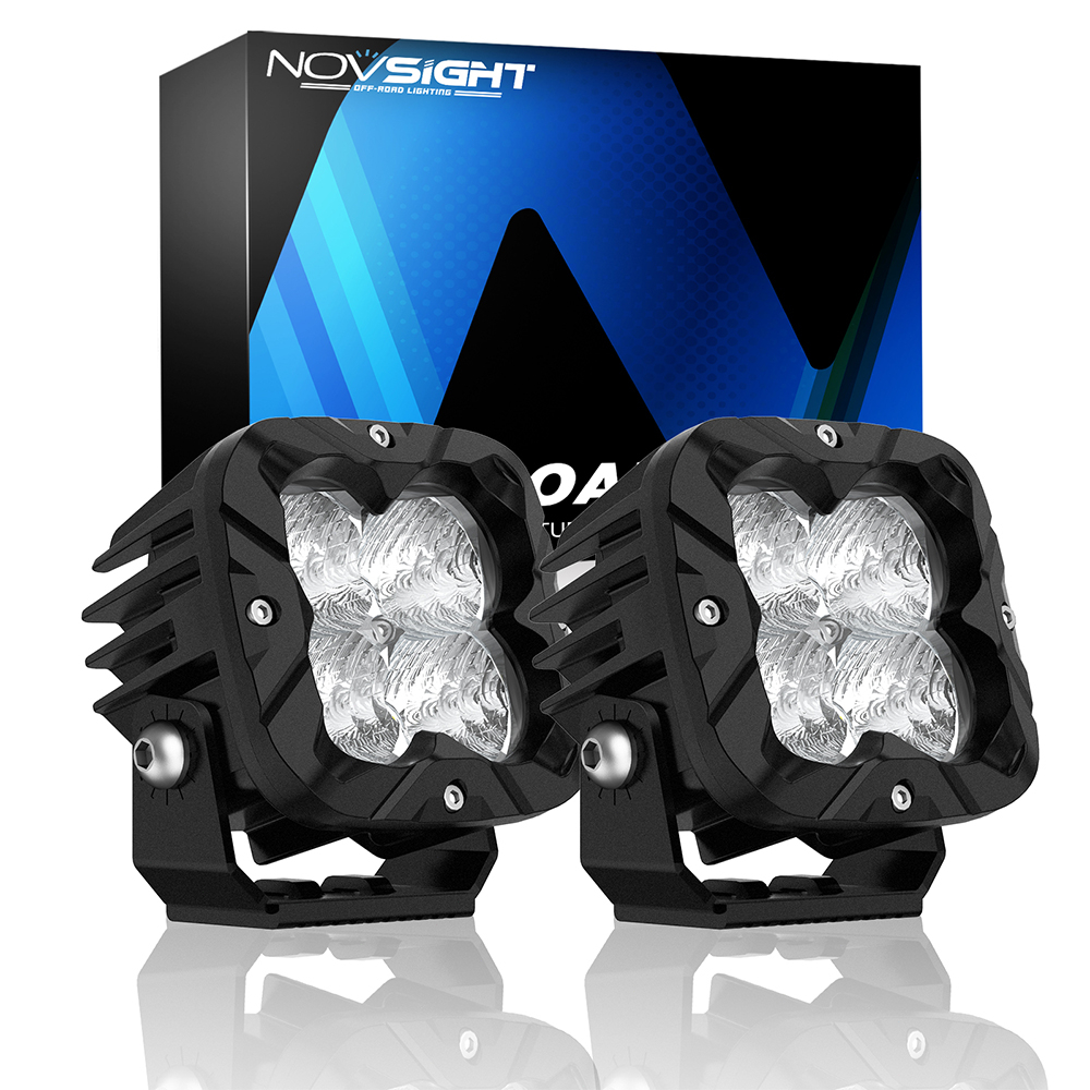 NOVSIGHT 200W LED tail lights motorcycle spotlights running lights fog