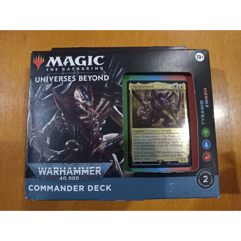 Mtg Tyranid Swarm The Swarmlord Warhammer 40000 Commander Deck Magic