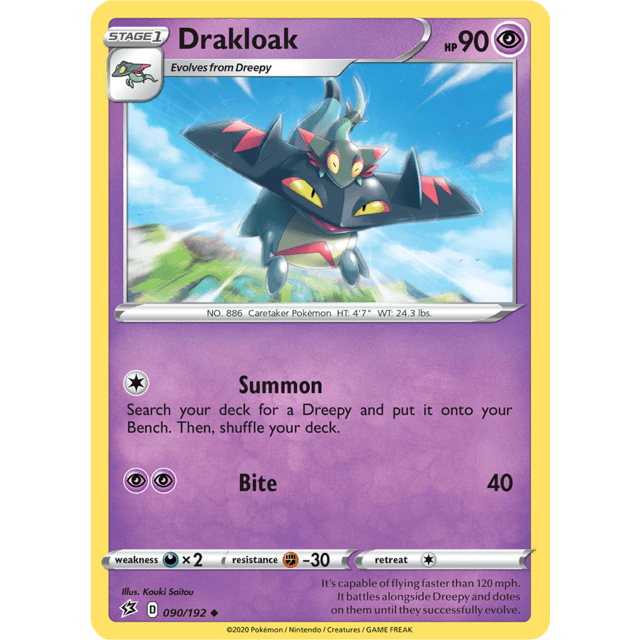 Dreepy , Drakloak & Dragapult Pokemon Cards TCG ( 8th Gen Pokemon) | Shopee  Philippines