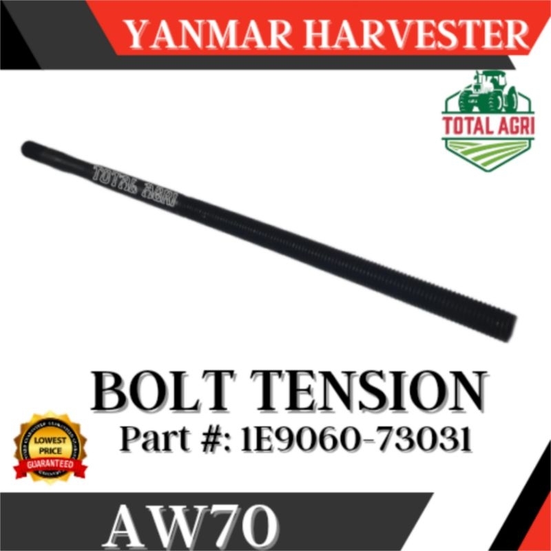 Bolt Tension Yanmar Harvester AW70 Part 1E906073031 Shopee
