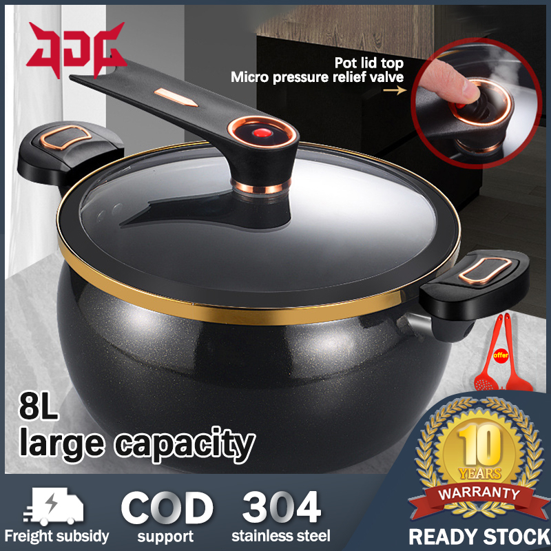 JDG Enamel Pressure Cooker in japan 8L Micro Pressure cooker Household