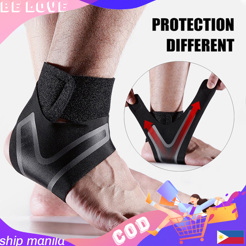 2Pc Sports Compression Ankle Support Brace Ankle Stabilizer Tendon Pain ...