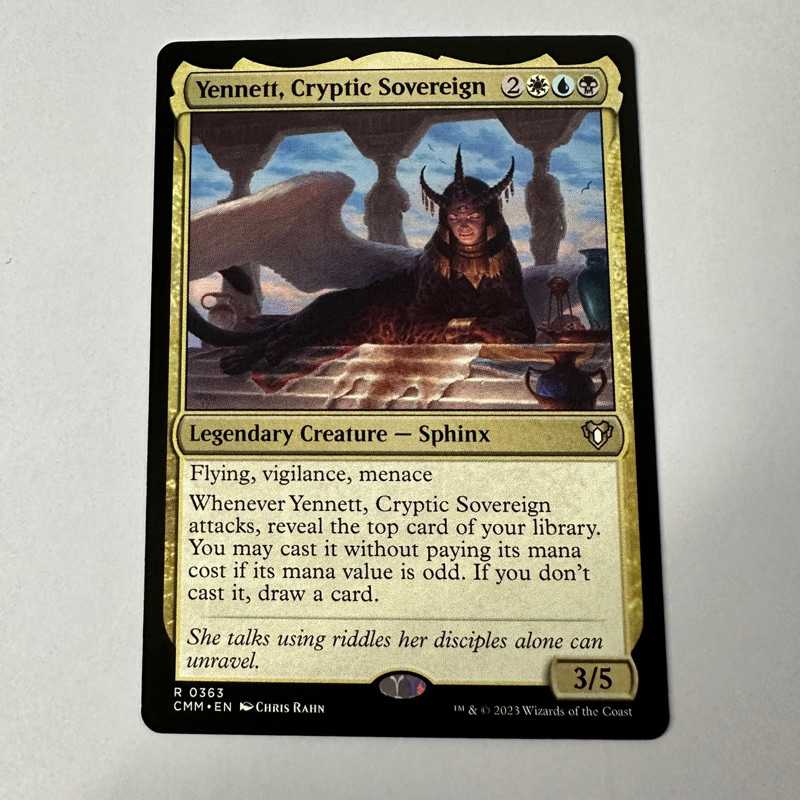 YENNETT, CRYPTIC SOVEREIGN | CMM COMMANDER MASTERS | MULTICOLOR | MTG ...