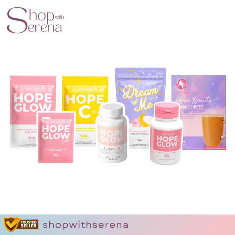 Hope Glow Luna Aura | Super Biggie | Classic Glutathione | Hope C ...