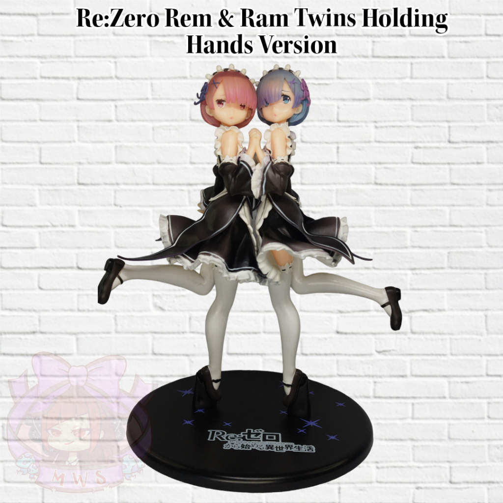 ReZero Life In A Different World Rem & Ram Twins Ver. Figure Shopee