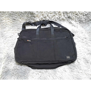 PORTER CORDURA made 3WAY duffel bag Black