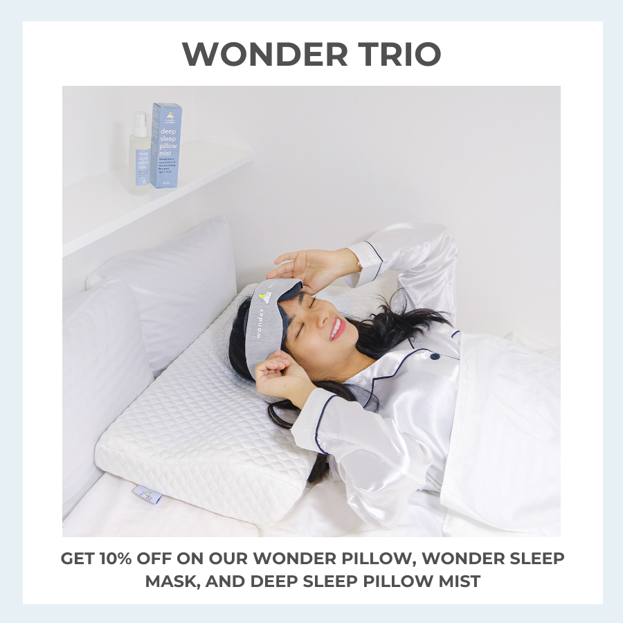 Wonder Trio Bundle (Wonder Pillow, Wonder Sleep Mask, Deep Sleep Pillow