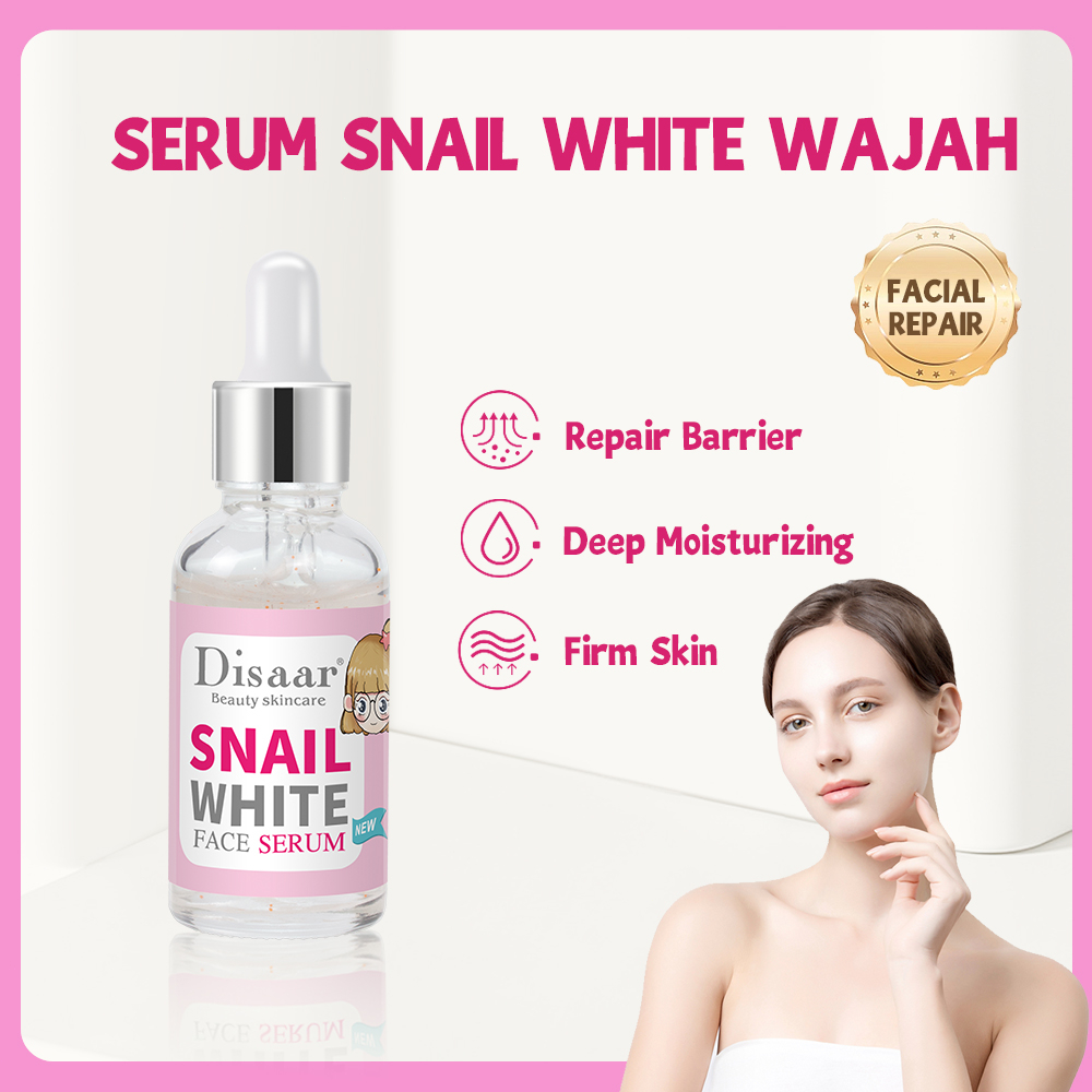 【BUY 2 GET 1 FREE】DISAAR Snail White Face Whitening Serum Moisturizing