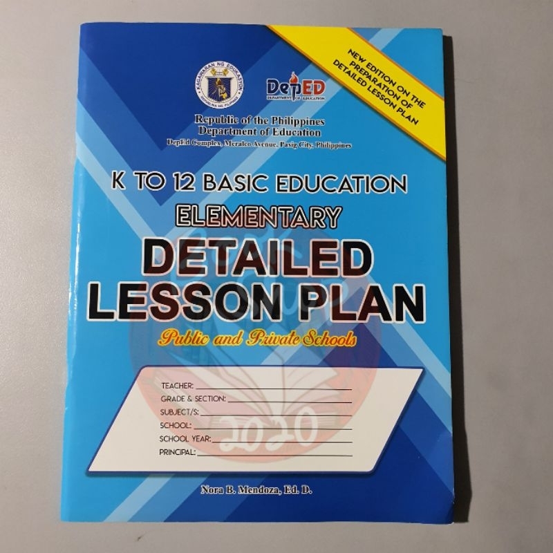 K to 12 Basic Education Elementary Detailed Lesson Plan By; Mendoza ...