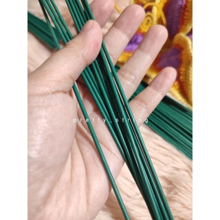 60 Pack Floral Stems Wire for Paper Flower 2 Gauge Flower Stems for Crochet  Projects 16 Inch Artificial Green Crafts Wire Wreath Making Supplies for  Flower DIY