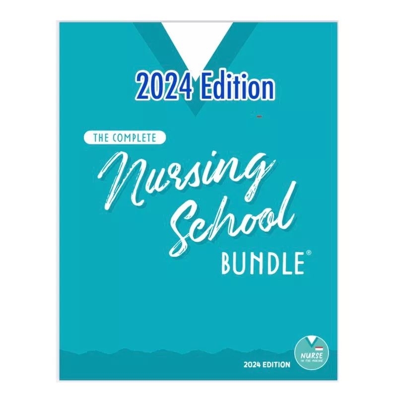 Nursing Bundle 2024 Ed 326 Pages 80gsm Cece Study Guides SHIP NEXT