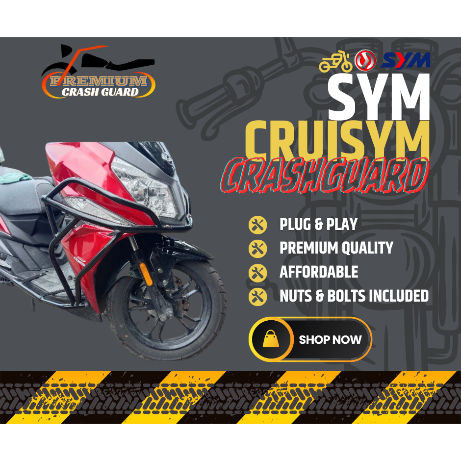 Sym Cruisym 150 V1 And V2 Full Crash Guard Shopee Philippines 8123