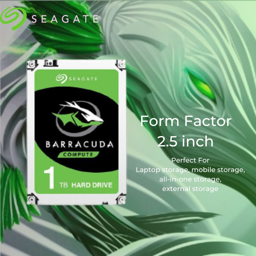 Seagate 1Tb Barracuda Internal Hard Drive HDD 2.5 Inch Sata For Pc
