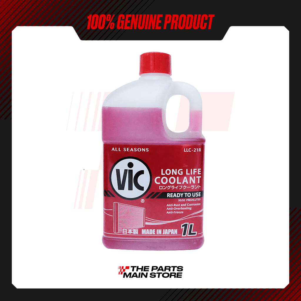VIC RADIATOR COOLANT LONG LIFE READY TO USE (VIC-LLC-21) 1L PINK ...