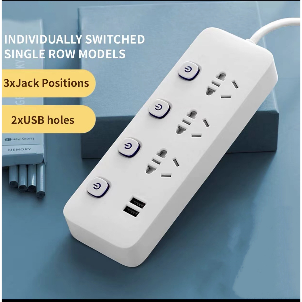 MultiFunction Socket Extension Outlet Socket Power Sockets Strip with